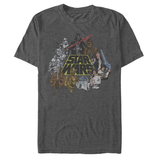 Men_s Star Wars Classic Montage T-Shirt