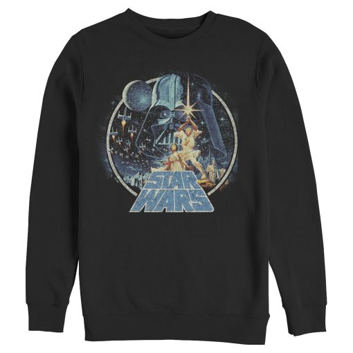 Men_s Star Wars Classic Scene Circle Sweatshirt