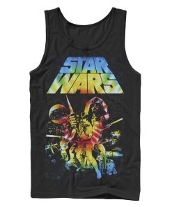 Men_s Star Wars Classic Tie-Dye Poster Tank Top