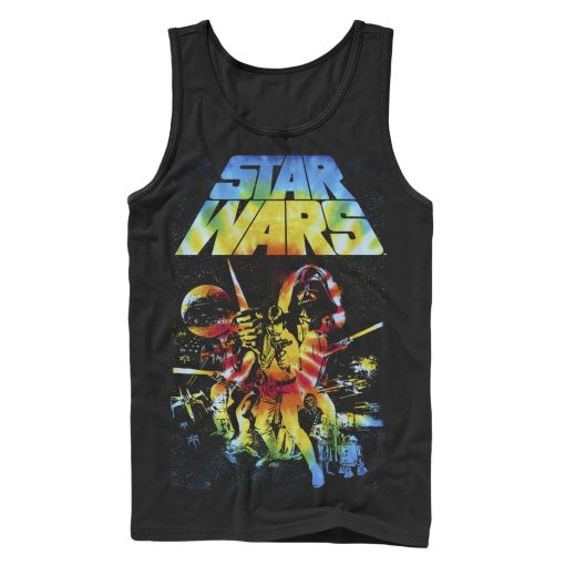 Men_s Star Wars Classic Tie-Dye Poster Tank Top