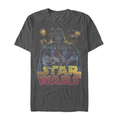 Men_s Star Wars Darth Vader Battle T-Shirt