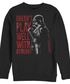 Men_s Star Wars Darth Vader Doesn_t Play Well Sweatshirt