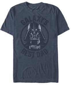 Men_s Star Wars Darth Vader Galaxy_s Best Dad T-Shirt