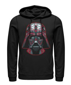 Men_s Star Wars Darth Vader Helmet Markings Pull Over Hoodie