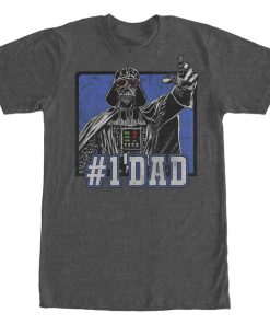 Men_s Star Wars Darth Vader Number One Father T-Shirt