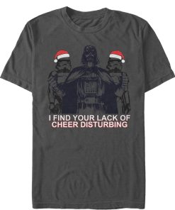 Men_s Star Wars Darth Vader Stormtrooper Holiday Spirit T-Shirt