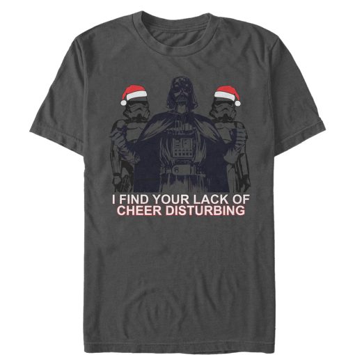 Men_s Star Wars Darth Vader Stormtrooper Holiday Spirit T-Shirt