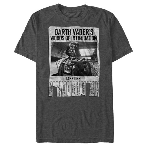 Men_s Star Wars Darth Vader Words of Intimidation T-Shirt