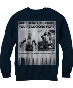 Men_s Star Wars Droid Poster Sweatshirt
