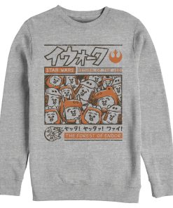 Men_s Star Wars Ewok Manga Party Sweatshirt