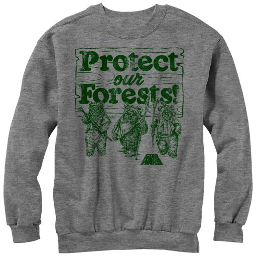 Men_s Star Wars Ewok Protect Our Forests Sweatshirt