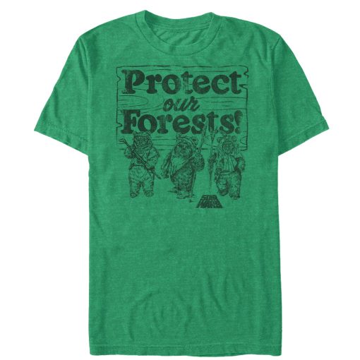 Men_s Star Wars Ewok Protect Our Forests T-Shirt