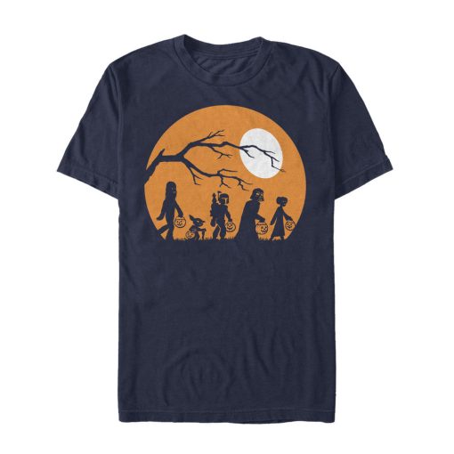 Men_s Star Wars Halloween Characters Trick or Treat T-Shirt