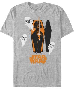 Men_s Star Wars Halloween Darth Vader Coffin T-Shirt