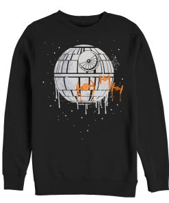 Men_s Star Wars Halloween Death Star Drip Sweatshirt