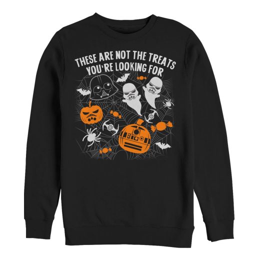 Men_s Star Wars Halloween Not the Treats Sweatshirt