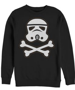 Men_s Star Wars Halloween Stormtrooper Crossbones Sweatshirt