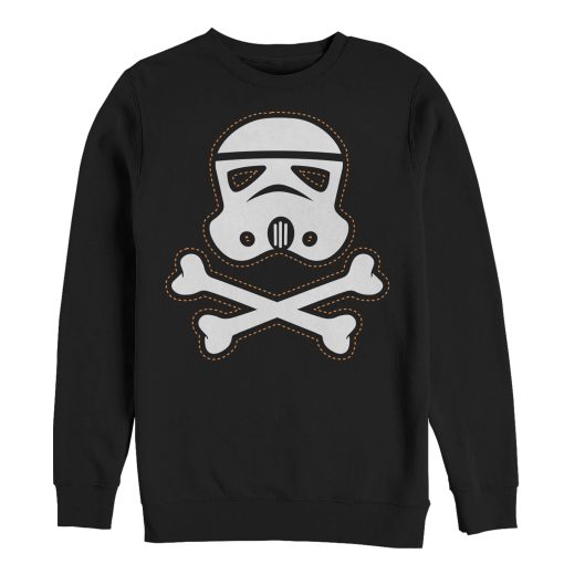 Men_s Star Wars Halloween Stormtrooper Crossbones Sweatshirt