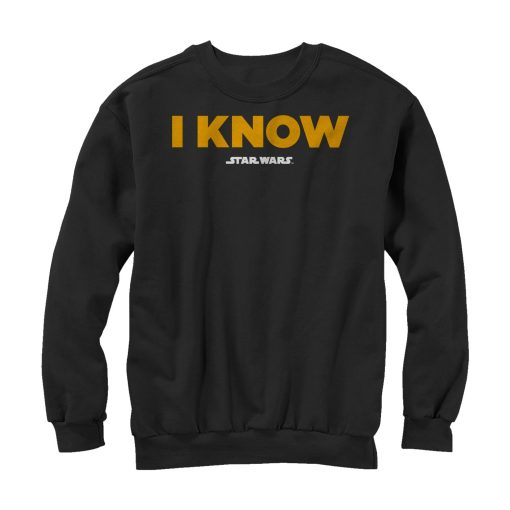 Men_s Star Wars Han Solo I Know Sweatshirt