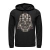 Men_s Star Wars Henna Darth Vader Helmet Print Pull Over Hoodie