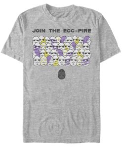 Men_s Star Wars Join The Egg-Pire Easter Poster T-Shirt