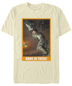 Men_s Star Wars Luke Skywalker Hang In There Poster T-Shirt