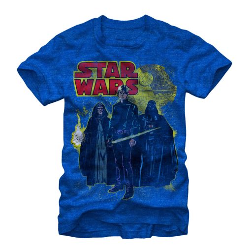 Men_s Star Wars Luke Vader and Emperor T-Shirt