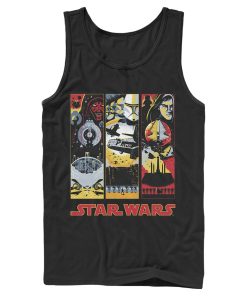 Men_s Star Wars Maul Trooper Anakin Retro Panels Tank Top