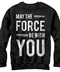 Men_s Star Wars May the Force Be With You Lightsaber Sweatshirt
