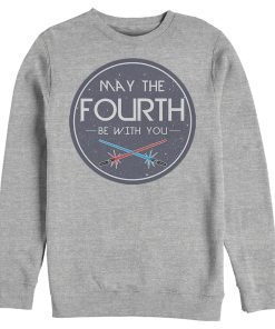 Men_s Star Wars May the Fourth Lightsabers Sweatshirt