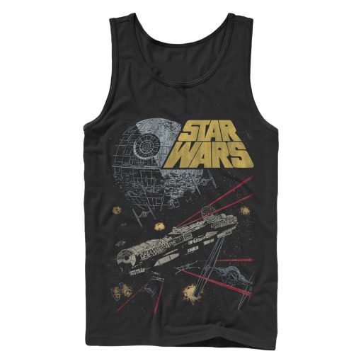 Men_s Star Wars Millennium Falcon Battle Tank Top