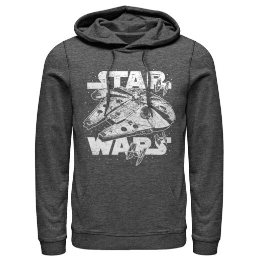 Men_s Star Wars Millennium Falcon Initiate Hyperdrive Pull Over Hoodie