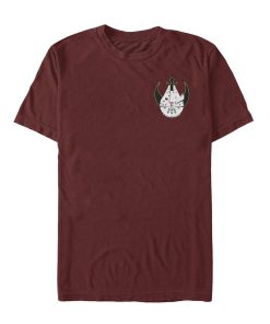 Men_s Star Wars Millennium Falcon Rebel Badge T-Shirt