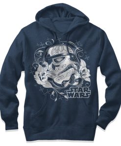 Men_s Star Wars Ornate Sugar Skull Stormtrooper Pull Over Hoodie