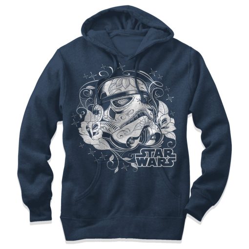 Men_s Star Wars Ornate Sugar Skull Stormtrooper Pull Over Hoodie