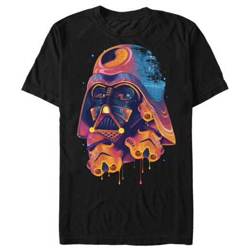 Men_s Star Wars Psychedelic Darth Vader T-Shirt