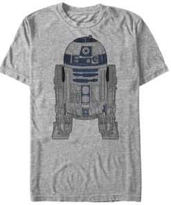 Men_s Star Wars R2-D2 Henna Print T-Shirt