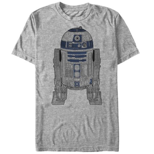 Men_s Star Wars R2-D2 Henna Print T-Shirt