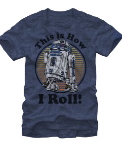 Men_s Star Wars R2-D2 How I Roll T-Shirt