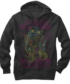Men_s Star Wars R2-D2 Lines Pull Over Hoodie