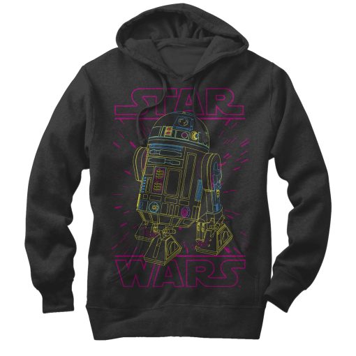 Men_s Star Wars R2-D2 Lines Pull Over Hoodie