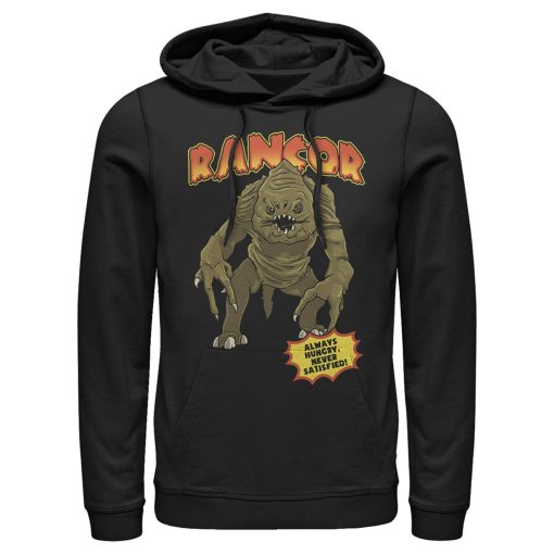 Men_s Star Wars Rancor Always Hungry Never Satisfied Pull Over Hoodie