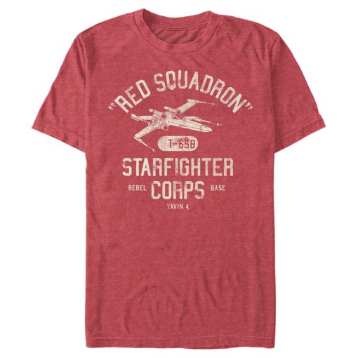 Men_s Star Wars Rebel X-Wing Starfighter Corps Collegiate T-Shirt