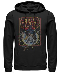 Men_s Star Wars Retro Explosion Pull Over Hoodie
