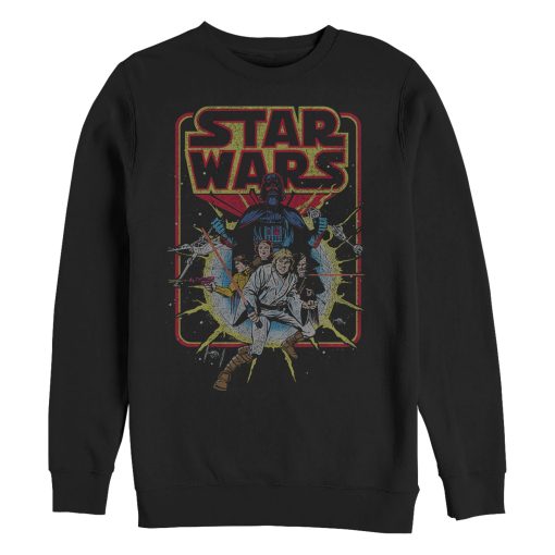 Men_s Star Wars Retro Explosion Sweatshirt