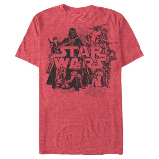 Men_s Star Wars Retro Favorites Collage T-Shirt