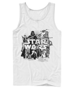 Men_s Star Wars Retro Favorites Collage Tank Top