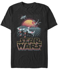 Men_s Star Wars Retro X-Wing Grid T-Shirt