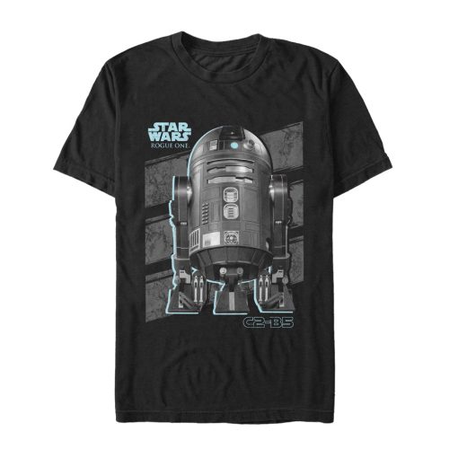 Men_s Star Wars Rogue One C2-B5 Droid Panels T-Shirt