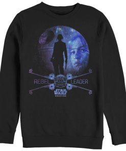 Men_s Star Wars Rogue One Jyn Death Star Galaxy Sweatshirt